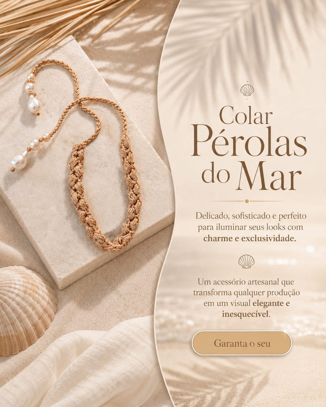 Colar Pérolas do Mar